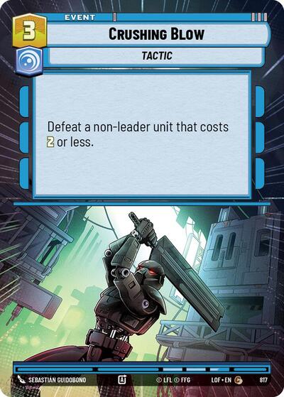 Crushing Blow - Hyperspace - Foil (Legends of the Force)(LFL-0817/1159)(C)