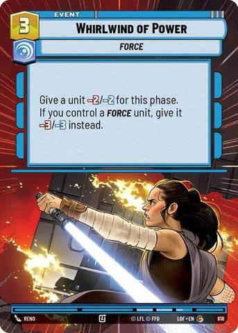 Whirlwind of Power - Hyperspace - Foil (Legends of the Force)(LFL-0818/1159)(C)