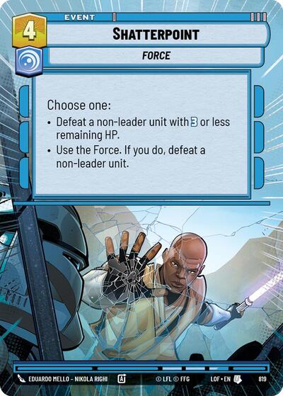 Shatterpoint - Hyperspace - Foil (Legends of the Force)(LFL-0819/1159)(U)