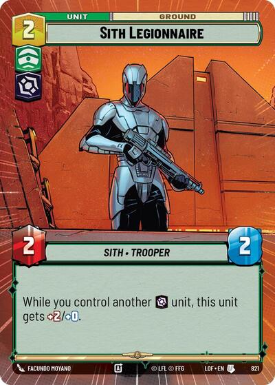 Sith Legionnaire - Hyperspace - Foil (Legends of the Force)(LFL-0821/1159)(U)
