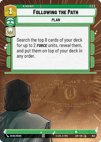 Following the Path - Hyperspace - Foil (Legends of the Force)(LFL-0843/1159)(C)