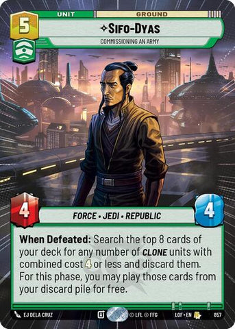 Sifo-Dyas, Commissioning An Army - Hyperspace - Foil (Legends of the Force)(LFL-0857/1159)(R)