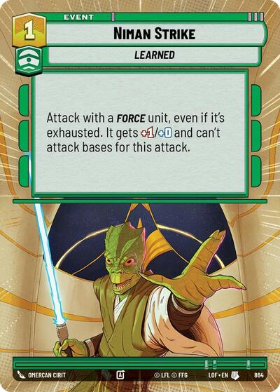 Niman Strike - Hyperspace - Foil (Legends of the Force)(LFL-0864/1159)(U)