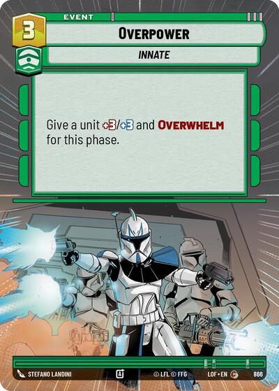 Overpower - Hyperspace - Foil (Legends of the Force)(LFL-0866/1159)(C)