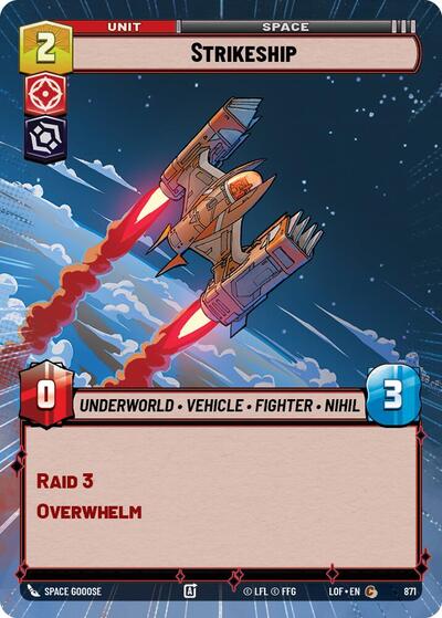 Strikeship - Hyperspace - Foil (Legends of the Force)(LFL-0871/1159)(C)