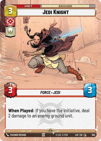 Jedi Knight - Hyperspace - Foil (Legends of the Force)(LFL-0885/1159)(C)