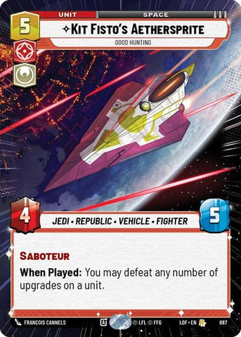 Kit Fisto's Aethersprite, Good Hunting - Hyperspace - Foil (Legends of the Force)(LFL-0887/1159)(R)