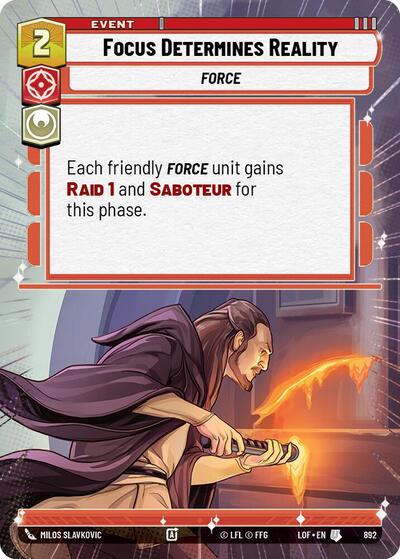Focus Determines Reality - Hyperspace - Foil (Legends of the Force)(LFL-0892/1159)(U)