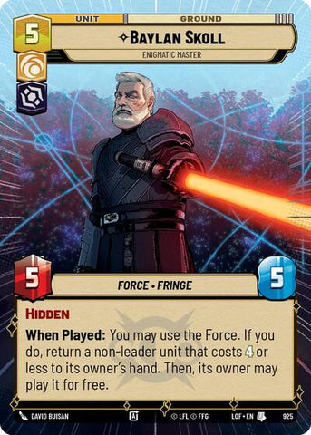 Baylan Skoll, Enigmatic Master - Hyperspace - Foil (Legends of the Force)(LFL-0925/1159)(U)