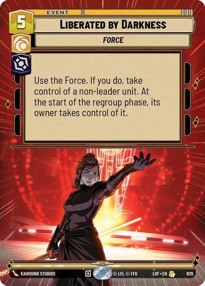 Liberated by Darkness - Hyperspace - Foil (Legends of the Force)(LFL-0929/1159)(R)