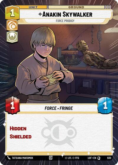 Anakin Skywalker, Force Prodigy - Hyperspace - Foil (Legends of the Force)(LFL-0930/1159)(S)
