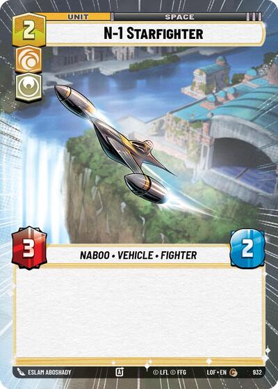 N-1 Starfighter - Hyperspace - Foil (Legends of the Force)(LFL-0932/1159)(C)