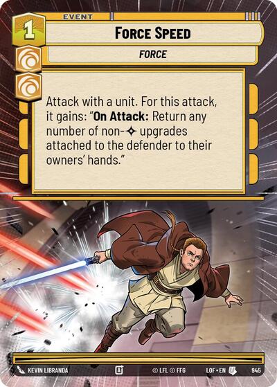 Force Speed - Hyperspace - Foil (Legends of the Force)(LFL-0945/1159)(U)