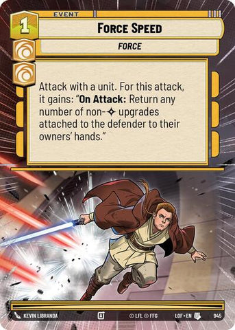 Force Speed - Hyperspace - Foil (Legends of the Force)(LFL-0945/1159)(U)