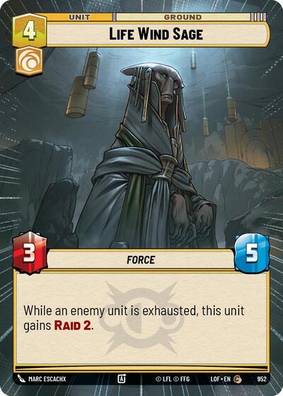 Life Wind Sage - Hyperspace - Foil (Legends of the Force)(LFL-0952/1159)(C)
