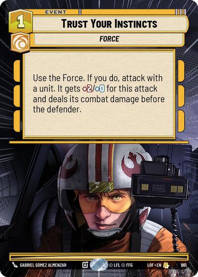 Trust Your Instincts - Hyperspace - Foil (Legends of the Force)(LFL-0961/1159)(R)