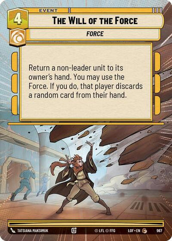 The Will of the Force - Hyperspace - Foil (Legends of the Force)(LFL-0967/1159)(C)