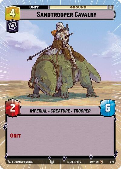 Sandtrooper Cavalry - Hyperspace - Foil (Legends of the Force)(LFL-0972/1159)(C)