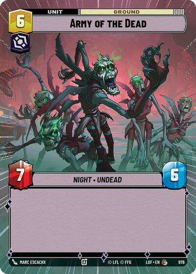 Army of the Dead - Hyperspace - Foil (Legends of the Force)(LFL-0976/1159)(C)