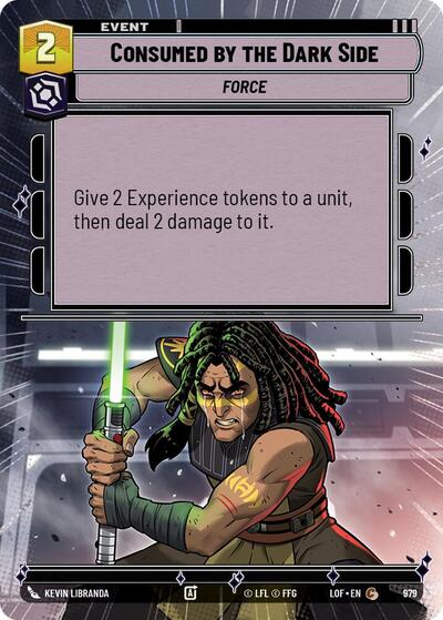 Consumed by the Dark Side - Hyperspace - Foil (Legends of the Force)(LFL-0979/1159)(C)