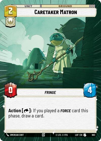 Caretaker Matron - Hyperspace - Foil (Legends of the Force)(LFL-0983/1159)(U)