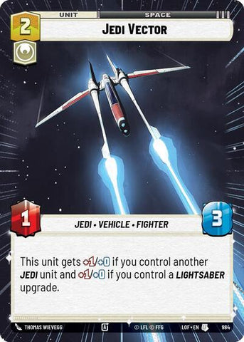 Jedi Vector - Hyperspace - Foil (Legends of the Force)(LFL-0984/1159)(U)