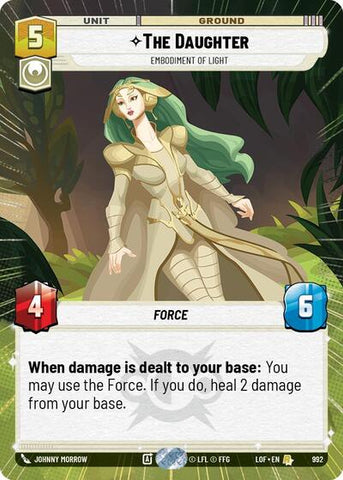 The Daughter, Embodiment of Light - Hyperspace - Foil (Legends of the Force)(LFL-0992/1159)(R)