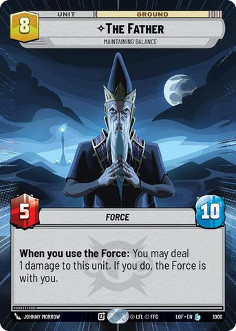 The Father, Maintaining Balance - Hyperspace - Foil (Legends of the Force)(LFL-1000/1159)(L)