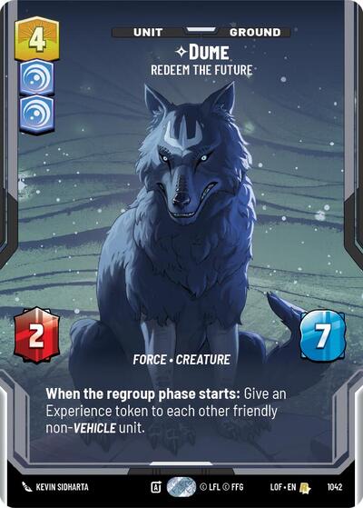 Dume, Redeem the Future (Prestige) (Legends of the Force)(LFL-1042/1159)(R)
