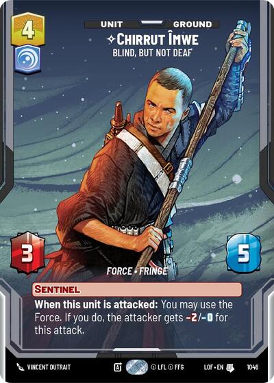 Chirrut Imwe, Blind, but not Deaf (Prestige) (Legends of the Force)(LFL-1046/1159)(U)