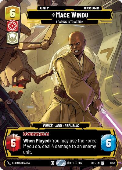 Mace Windu, Leaping into Action (Prestige) (Legends of the Force)(LFL-1056/1159)(U)