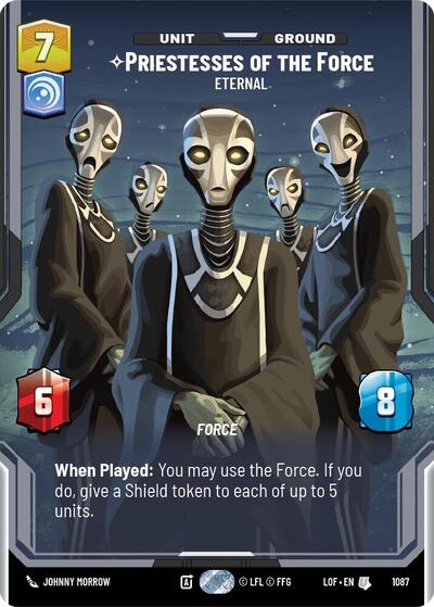 Priestesses of the Force, Eternal (Prestige Foil) - Foil (Legends of the Force)(LFL-1087/1159)(U)