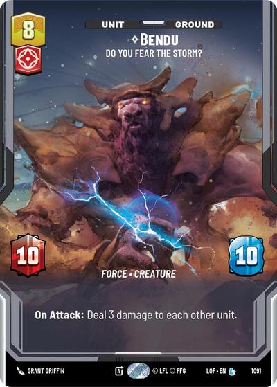 Bendu, Do You Fear the Storm? (Prestige Foil) - Foil (Legends of the Force)(LFL-1091/1159)(L)