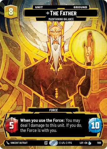 The Father, Maintaining Balance (Prestige Foil) - Foil (Legends of the Force)(LFL-1109/1159)(L)