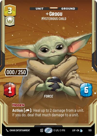 Grogu, Mysterious Child (Serialized) - Foil (Legends of the Force)(LFL-1131/1159)(L)