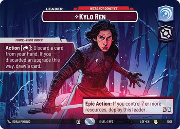 Kylo Ren, We're Not Done Yet (Showcase) - Foil (Legends of the Force)(LFL-1005/1159)(R)