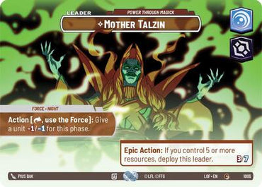 Mother Talzin, Power Through Magick (Showcase) - Foil (Legends of the Force)(LFL-1006/1159)(C)