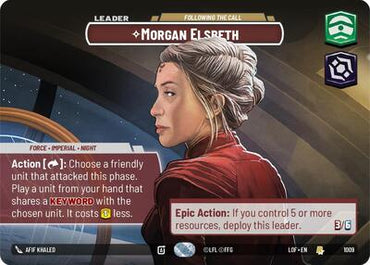 Morgan Elsbeth, Following the Call (Showcase) - Foil (Legends of the Force)(LFL-1009/1159)(R)