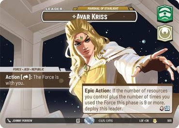 Avar Kriss, Marshal of Starlight (Showcase) - Foil (Legends of the Force)(LFL-1011/1159)(R)