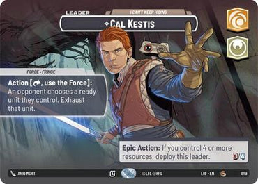 Cal Kestis, I Can't Keep Hiding (Showcase) - Foil (Legends of the Force)(LFL-1019/1159)(C)