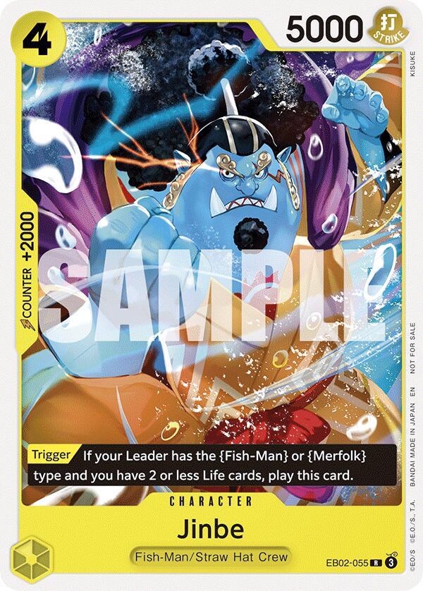 Jinbe [Tournament Pack 2025 Vol. 3] (One Piece Promotion Cards)(EB02-055)(R)