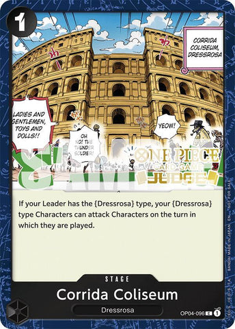 Corrida Coliseum [Judge Pack Vol. 6] [Foil] (One Piece Promotion Cards)(OP04-096)(C)