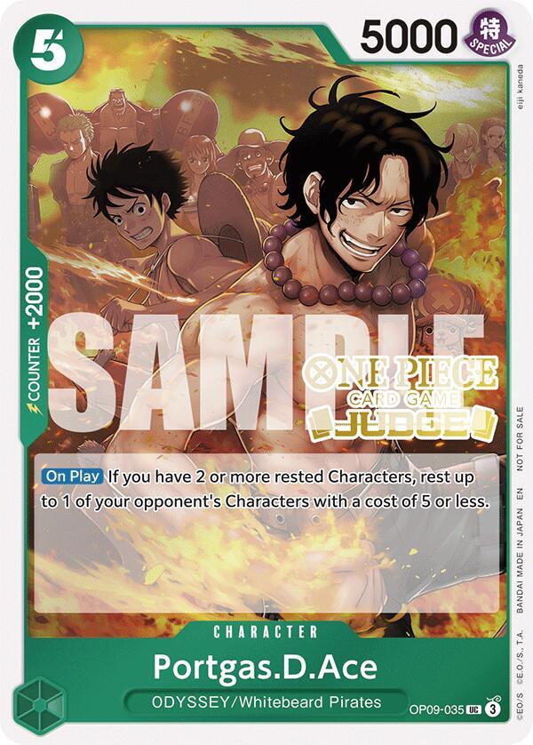 Portgas.D.Ace [Judge Pack Vol. 6] [Foil] (One Piece Promotion Cards)(OP09-035)(UC)