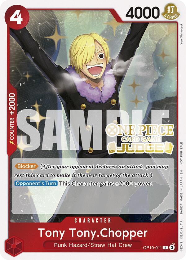 Tony Tony.Chopper [Judge Pack Vol. 6] [Foil] (One Piece Promotion Cards)(OP10-011)(R)