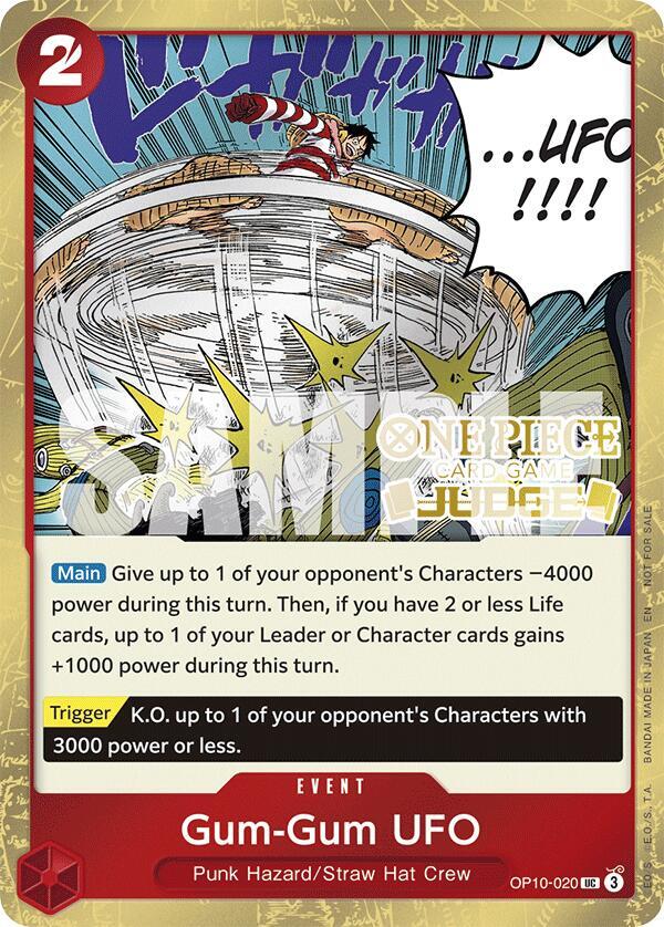 Gum-Gum UFO [Judge Pack Vol. 6] [Foil] (One Piece Promotion Cards)(OP10-020)(UC)