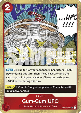 Gum-Gum UFO [Judge Pack Vol. 6] [Foil] (One Piece Promotion Cards)(OP10-020)(UC)