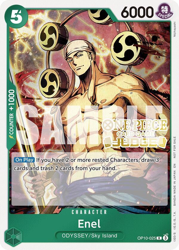 Enel [Judge Pack Vol. 6] [Foil] (One Piece Promotion Cards)(OP10-025)(R)