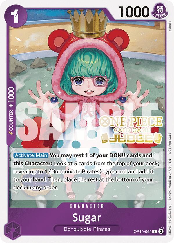 Sugar [Judge Pack Vol. 6] [Foil] (One Piece Promotion Cards)(OP10-065)(R)