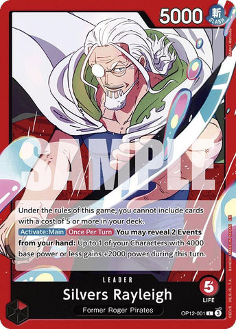 Silvers Rayleigh (Legacy of the Master)(OP12-001)(L)