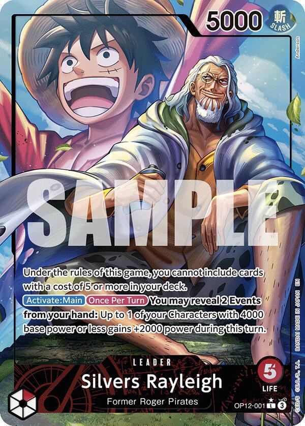 Silvers Rayleigh - Alternate Art - Foil (Legacy of the Master)(OP12-001)(L)